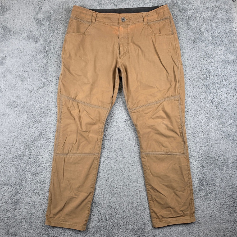 KUHL Free Radikl Pants Mens 36x30 Brown Hiking Utility Stretch Enduro Outdoors